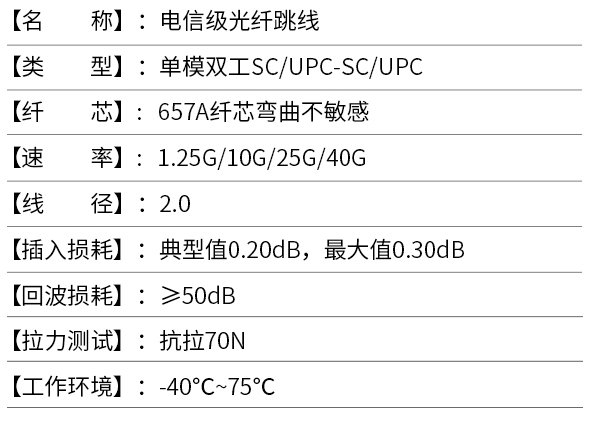 单模双芯,SC型光纤跳线,跳线厂家 单模双芯,SC型光纤跳线,跳线厂家