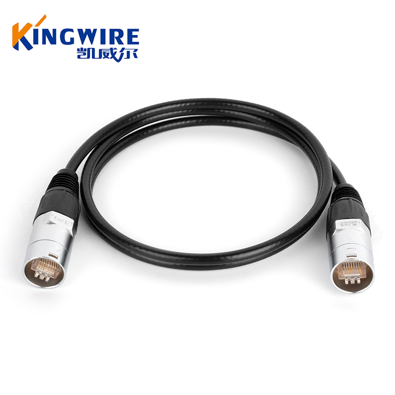 RJ45室外防水航空插头网线,