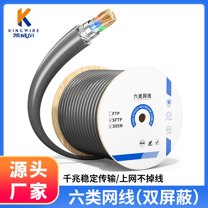 六类双屏蔽网线箱线